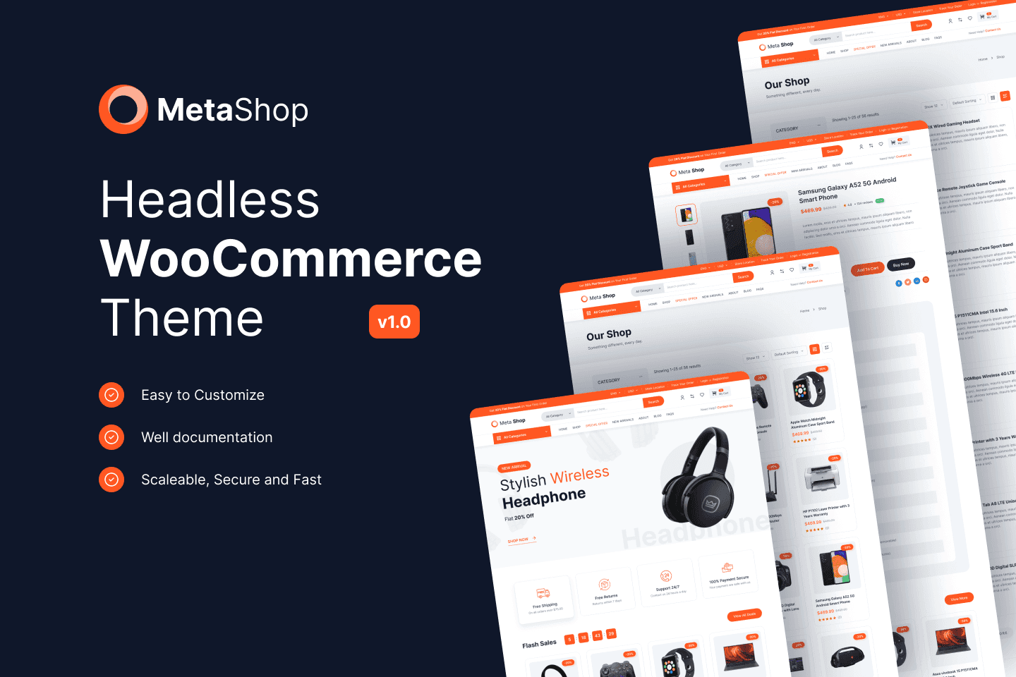 headless woocommerce theme