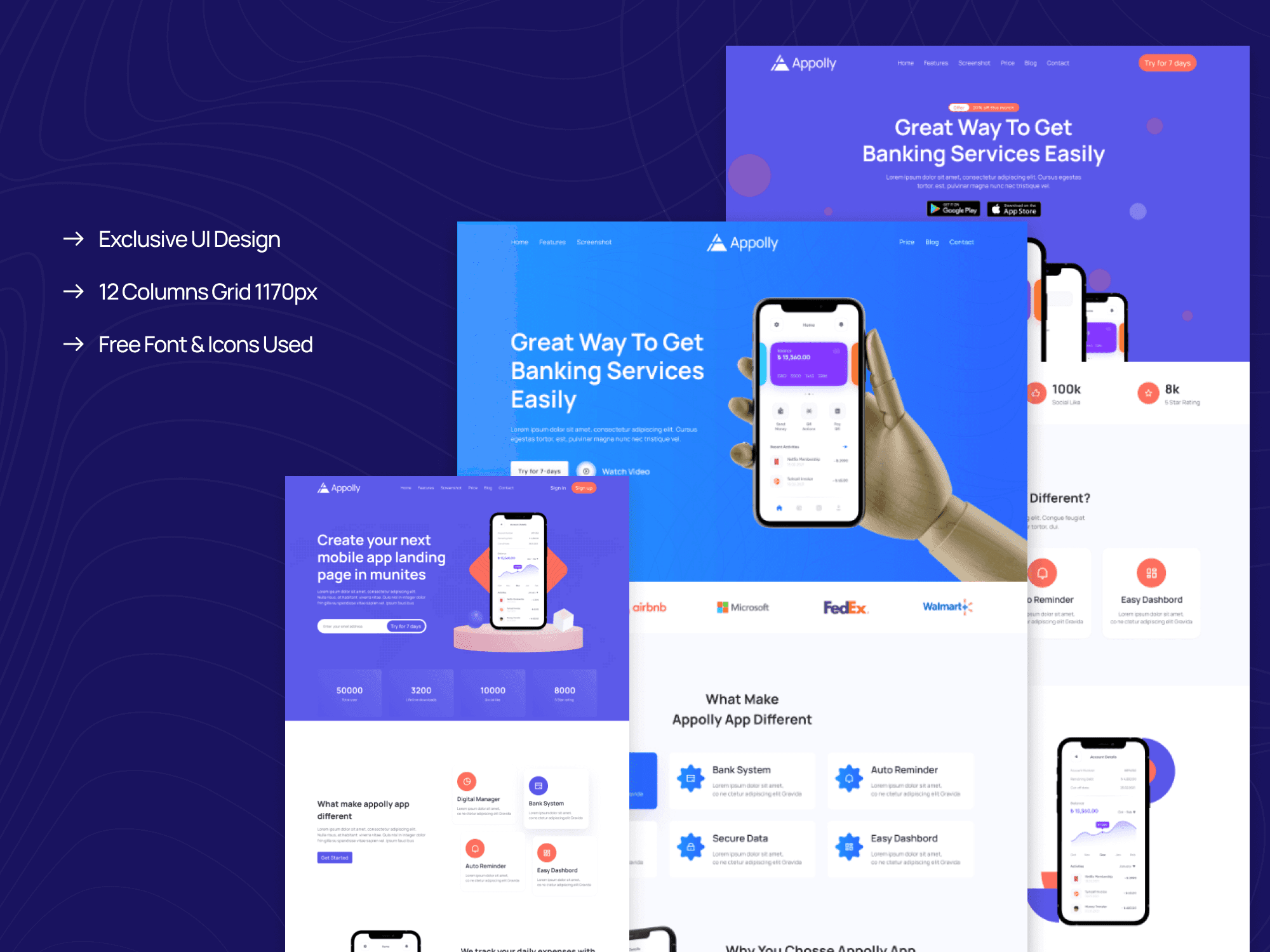 Download Figma App Landing Page Template