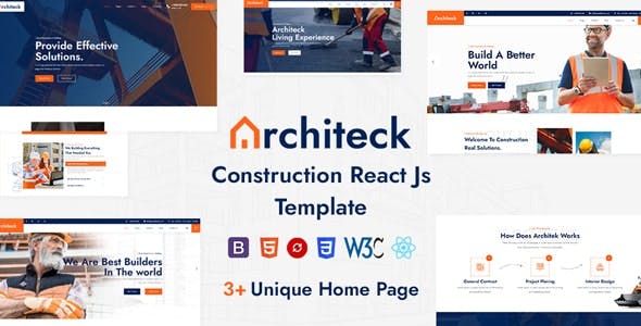 real estate react template
