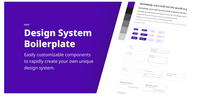 design system template