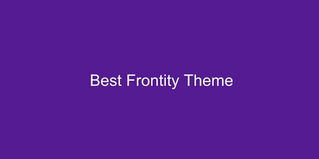 frontity wordpress theme
