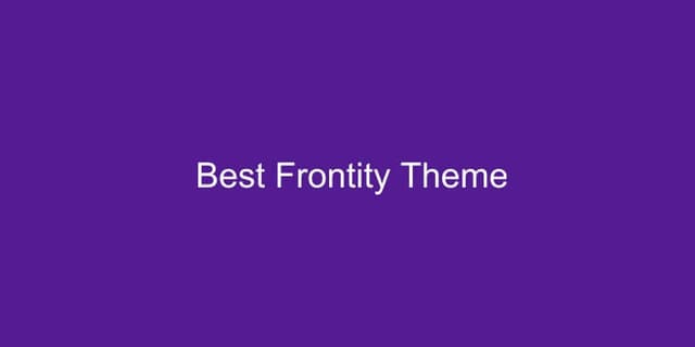 frontity wordpress theme