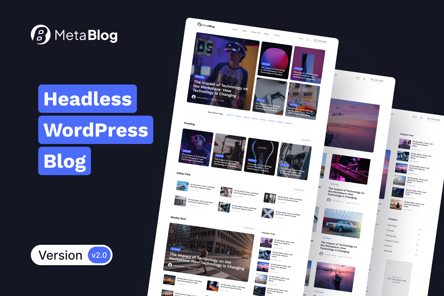 headless blog